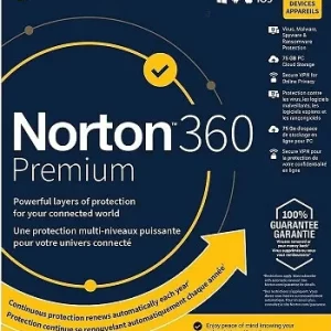 Norton 360 Premium – 1-Year / 3-Devices